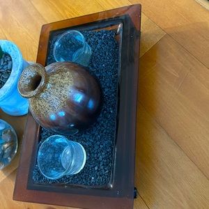 Accent  ,decor vintage. Stones is charcoal gray and it’s rectangle